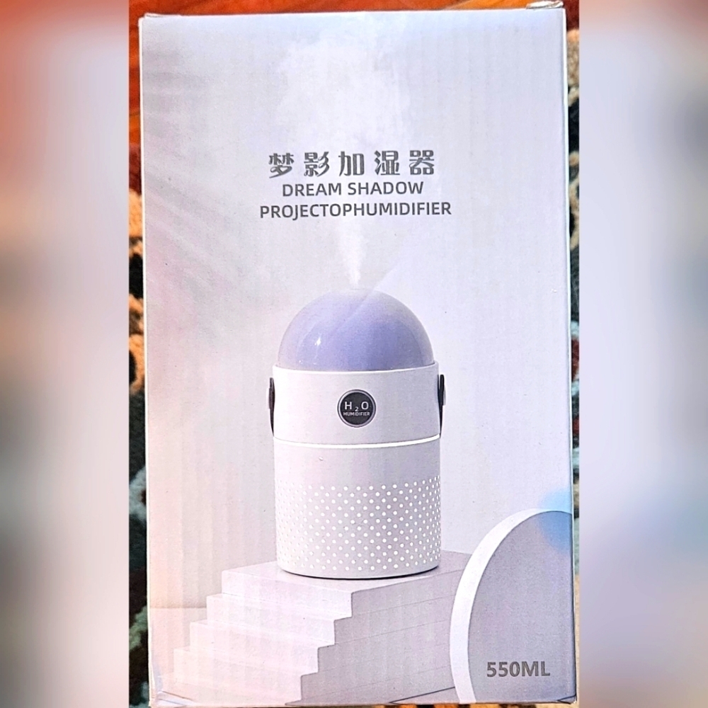 Humidifier,night light projector - Picture 8 of 10
